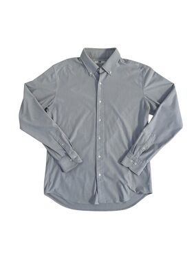 Uniqlo Classic Gray Button-Down Stretch Shirt